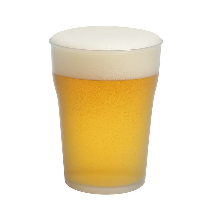 Verre à bière Cupoly, 1/2 pinte en plastique PP H103mm 380ml