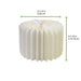 Presentoir blanc pliable avec plateau en acrylique H200mm