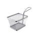 Mini panier friteuse métal rectangulaire 105x85mm H65mm