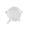 Couvercle silicone translucide - Ø 8,4 cm - 50 unités