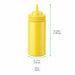 Squeezer souple jaune 1 embout, plastique BPA free H185mm 230ml