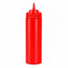 Squeezer souple rouge 1 embout, plastique BPA free H195mm 350ml