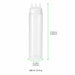 Squeezer souple transparent 3 embouts, plastique BPA free H260mm 630ml