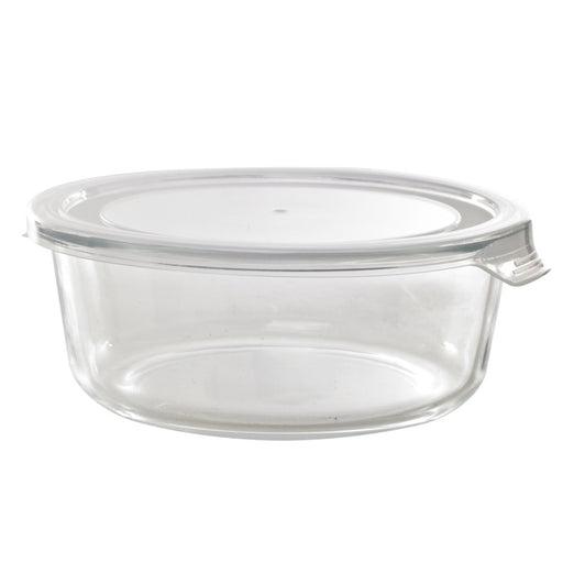 Combo Bol CookShow en verre compartimenté+Couv PP H74mm 950ml