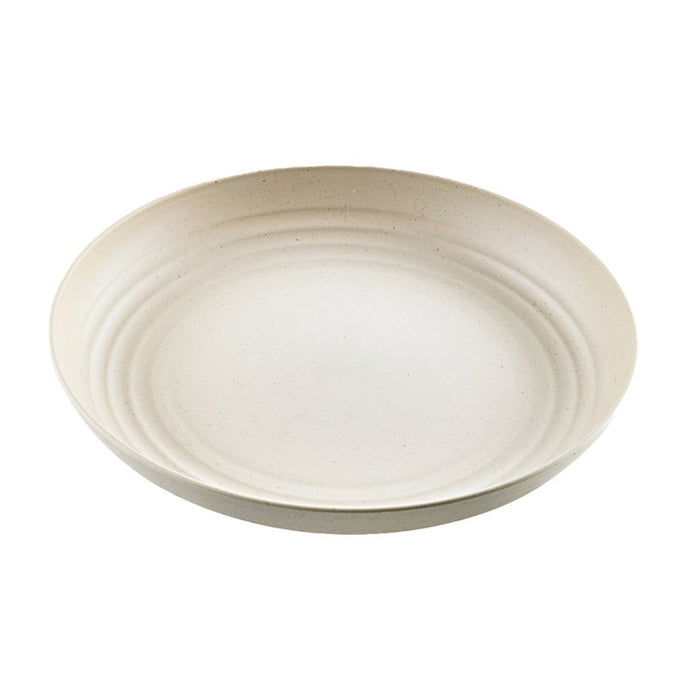 HUSKLY Assiette réemployable composite beige H30mm
