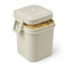 Pot à soupe réemployable en composite beige avec couvercle 105x90mm H125mm 600ml