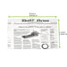 Papier alimentaire blanc ingraissable impression journal 270x350mm