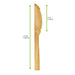 Couteau bambou H160mm