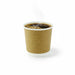 Gobelet carton laminé PLA double paroi kraft H60mm 120ml