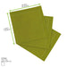 Serviette coton vert pour cocktail