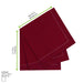 Serviette coton rouge