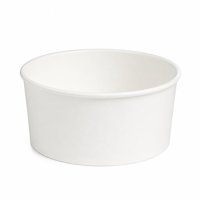 Saladier rond en carton blanc "Buckaty" H68mm 750ml