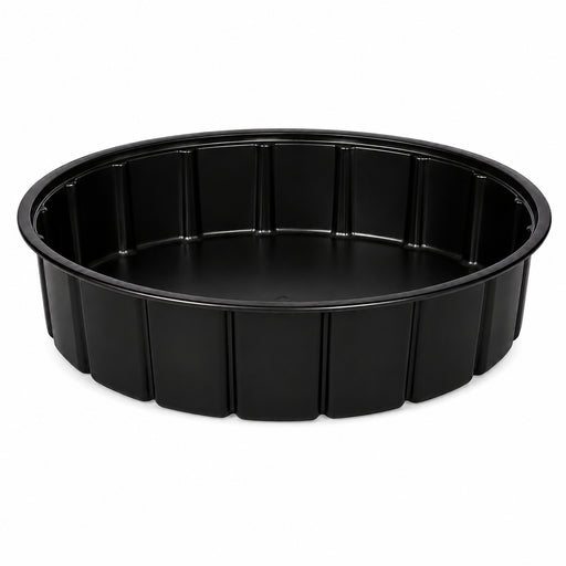 Saladier plastique PS rond noir H75mm 1000ml