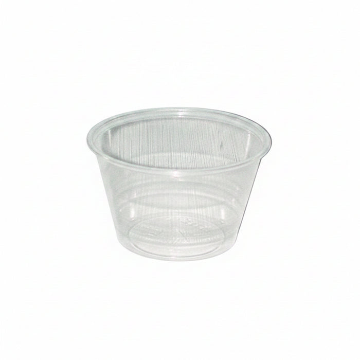Pot plastique PET transparent H60mm 150ml