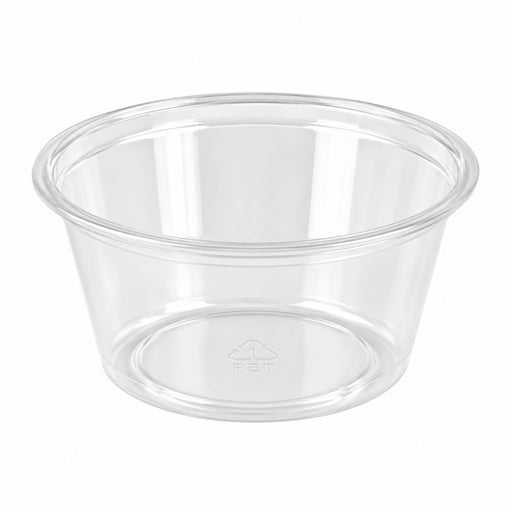 Pot plastique PET transparent H31mm 60ml
