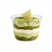 Pot à dessert en plastique PET transparent H79mm 300ml