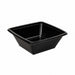 Saladier PET carré noir 195x195mm H70mm 1000ml