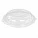 Saladier PET rond avec couvercle charnière H30mm 500ml