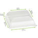 Couvercle BioNchic dôme transparent en plastique PET 112x112mm H36mm