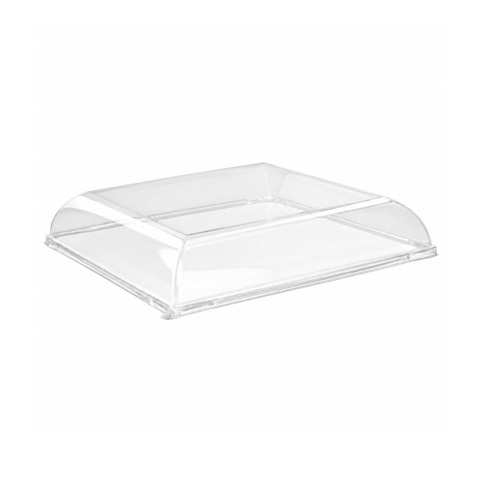 Couvercle BioNchic dôme transparent en plastique PET 181x181mm H30mm