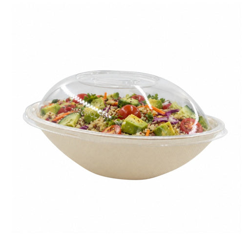 Couvercle BioNchic dôme transparent en plastique PET 227x143mm H43mm