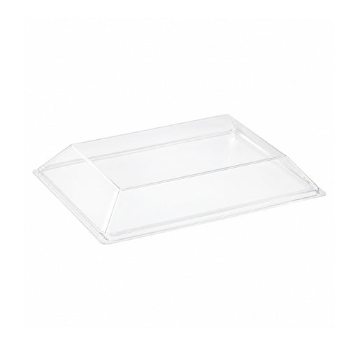 Couvercle Samourai dôme transparent en plastique PET transparent pour assiette 131x182mm H24mm