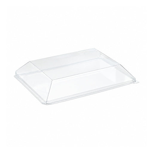 Couvercle Dôme Scandinavie transparent en plastique PET 205x135mm H38mm