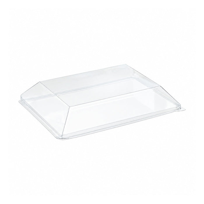 Couvercle Dôme Scandinavie transparent en plastique PET 205x135mm H38mm