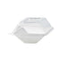 Couvercle dôme rectangulaire transparent en plastique PET 132x88mm H33mm