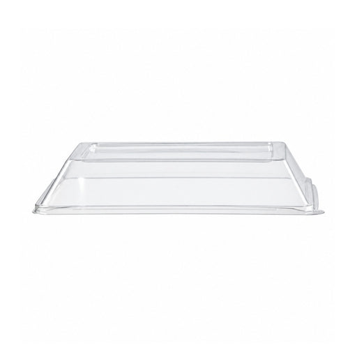 Couvercle dôme rectangulaire transparent en plastique PET 180x133mm H30mm