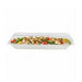 Couvercle dôme rectangulaire transparent en plastique PET 262x132mm H33mm