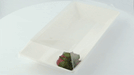 Couvercle dôme rectangulaire transparent en plastique PET 262x132mm H33mm