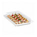 Couvercle plat transparent en plastique PET 272x193mm H33mm