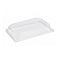 Couvercle PET transparent - 23 cm x 16,5 cm x 4,6 cm - Compatible avec 210BPU22CBR - 250 unités