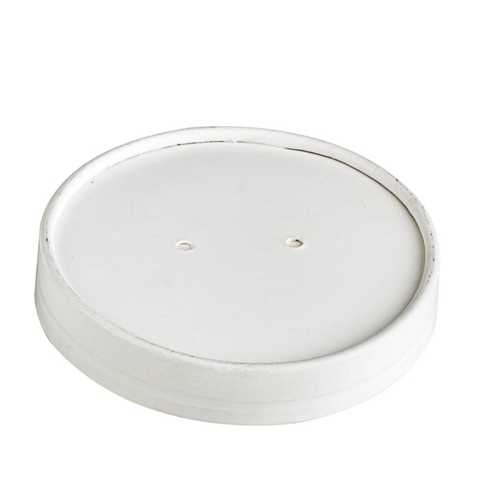 Couvercle carton blanc chaud et froid