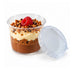 Couvercle plate en plastique transparent