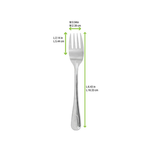 NOXCUT Fourchette inox 163x25mm H11mm