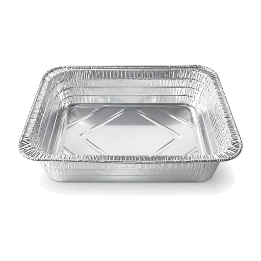 Barquette rectangulaire en aluminium refermable - 3100 ml - 31,8 cm x 26,4 cm x 6 cm