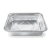 Barquette rectangulaire en aluminium refermable - 3100 ml - 31,8 cm x 26,4 cm x 6 cm