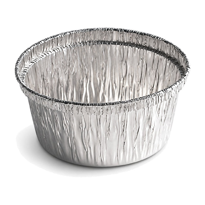 Gobelet rond en papier d'aluminium - 120 ml - Ø 7,4 cm - H 4,4 cm