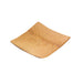 Mini assiette bambou carrée lisse "Krabi" 6 x 6 cm - 24 unités