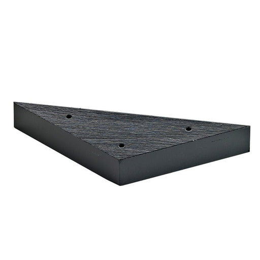 Plateau bambou triangulaire noir pour 3 pics "Sima" 14 x 8 x 2 cm - 10 unités