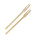 Fourchette bambou "Trident" - 14 cm - 50 unités