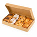 Boîte plateau lunch carton brun 42 x 29 x 6 cm - 100 unités