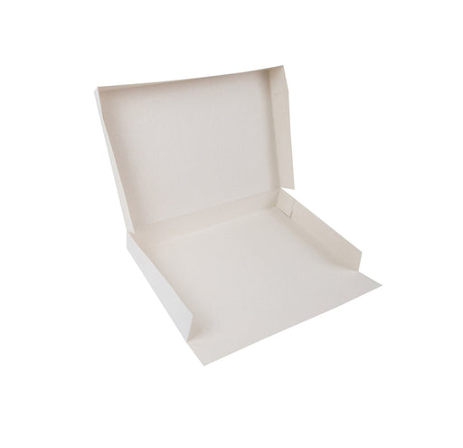 Boîte plateau lunch carton blanc 42 x 29 x 6 cm - 25 unités