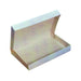 Boite plateau lunch carton blanc - 32 cm x 42 cm x 6 cm - 25 unités
