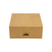 Boîte pâtissière carton kraft brun 14 x 14 x 6 cm - 50 unités