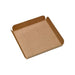 Carré rainé carton brun 17 x 17 x 2 cm - 250 unités