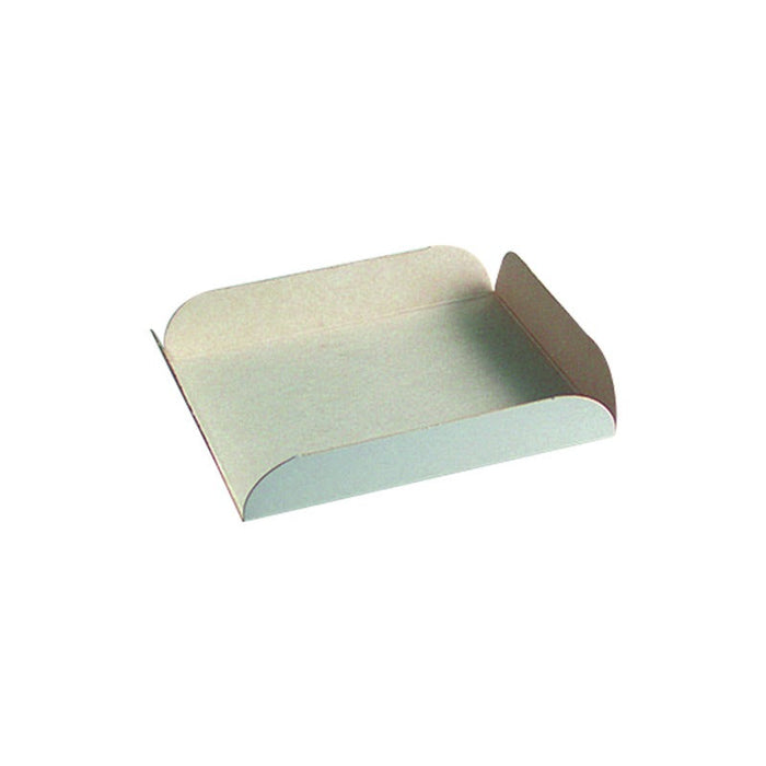 Carré rainé carton blanc 19 x 19 x 2 cm - 250 unités