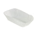 Caissette papier de cuisson ovale blanche siliconée 10 x 5 cm H 3,5 cm - 100 unités